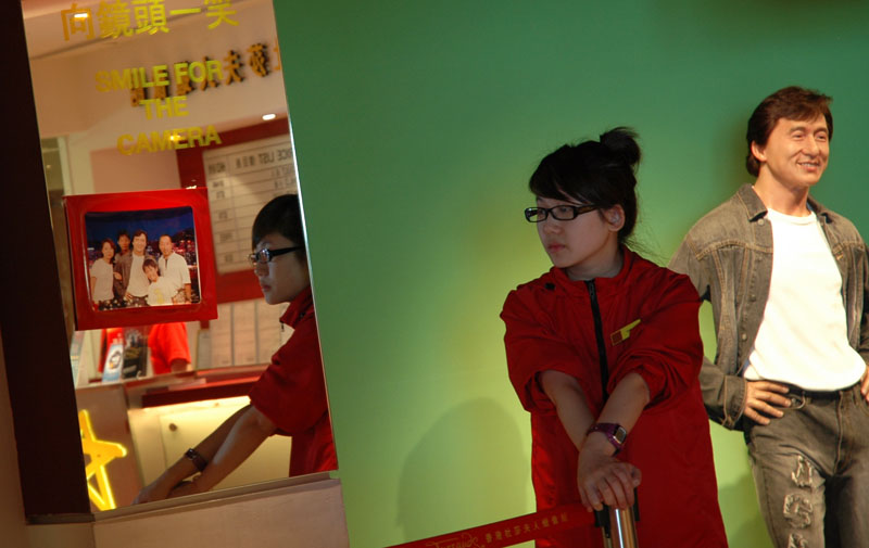 At Mdm Trusseau's Wax Museum on Victoria Peak